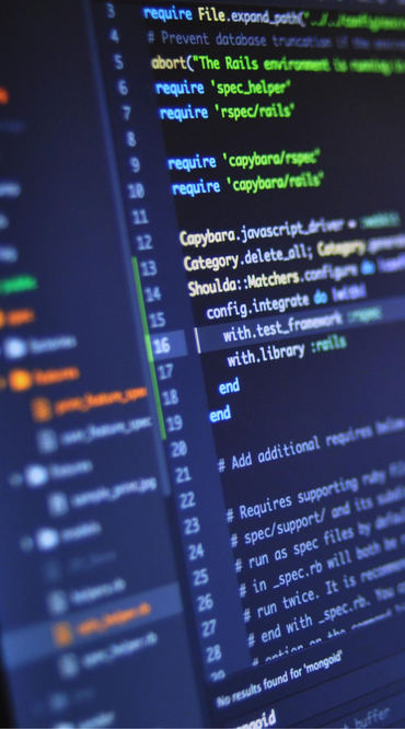 Code of an application