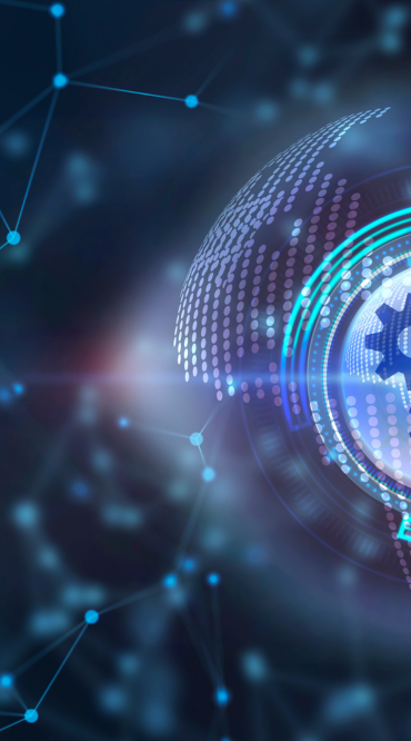 A futuristic looking network